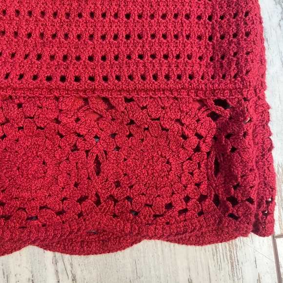 Universal Thread Crochet Mini Skirt Openwork Scalloped Hem XS NWT Lined - Picture 8 of 13